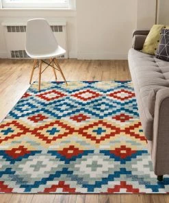 Well Woven Austin Red Modern Southwestern Rug Geometric 9 Well Woven Austin Red Modern Southwestern Rug Geometric