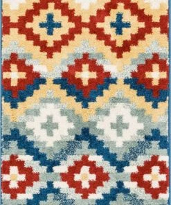Well Woven Austin Red Modern Southwestern Rug Geometric 10 Well Woven Austin Red Modern Southwestern Rug Geometric