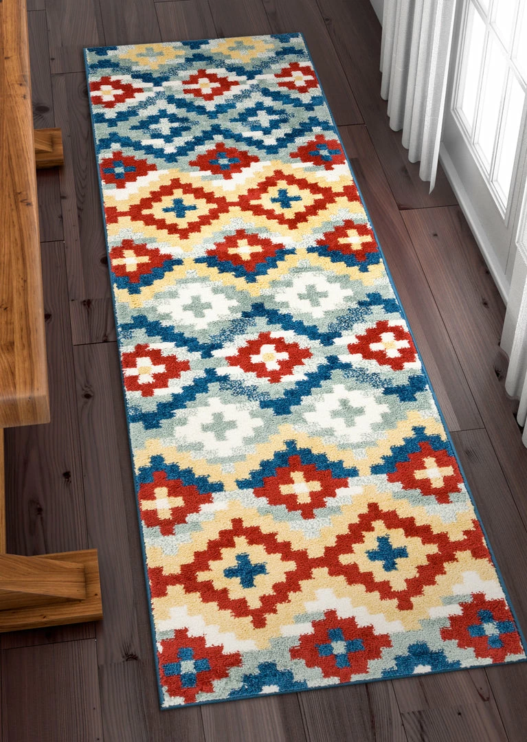 Well Woven Austin Red Modern Southwestern Rug Geometric 2 Well Woven Austin Red Modern Southwestern Rug Geometric