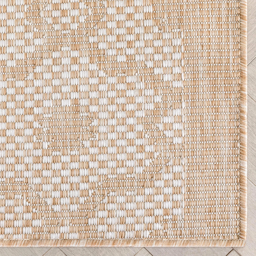 Well Woven Global Custom Size Runner Sol Nordic Geometric Pattern Beige Choose Your Width X Choose Your Length Hallway Indoor/Outdoor Runner Rug 3 Well Woven Global Custom Size Runner Sol Nordic Geometric Pattern Beige Choose Your Width X Choose Your Length Hallway Indoor/Outdoor Runner Rug