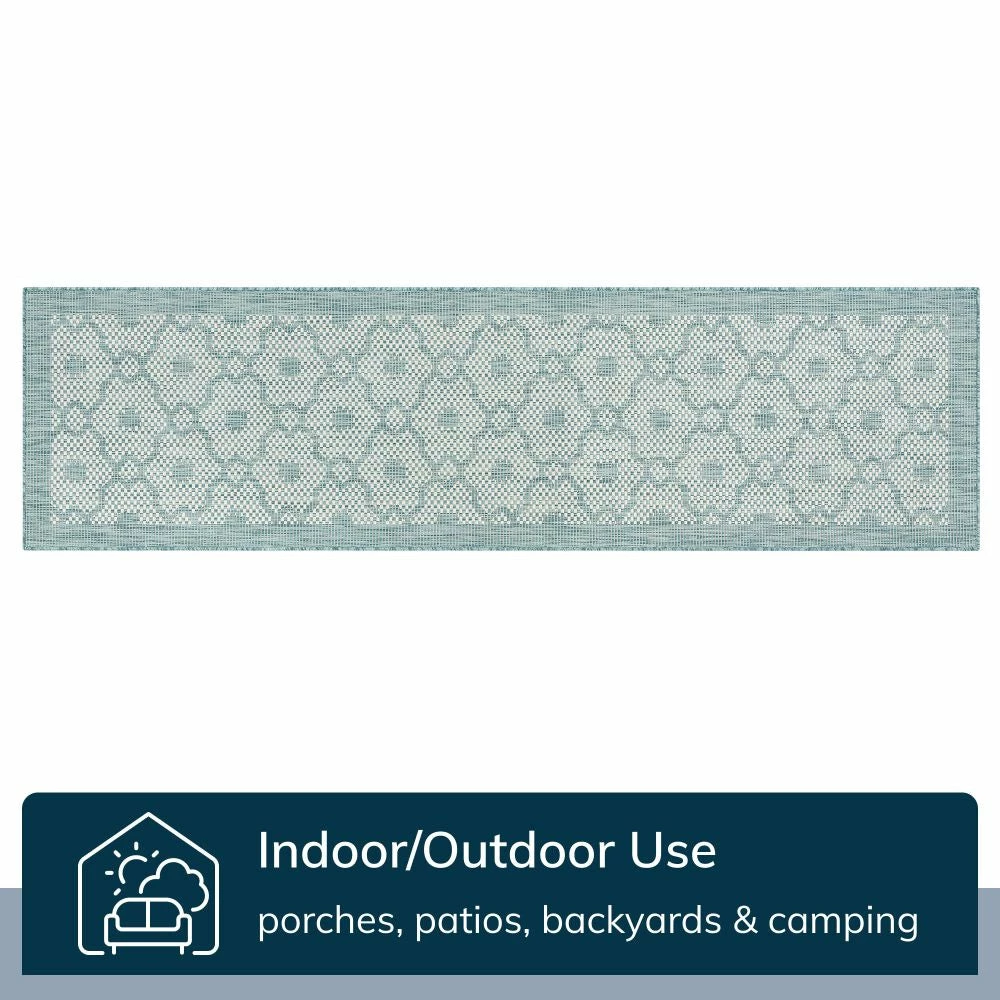 Well Woven Sol Nordic Lattice Trellis Indoor Outdoor Light Blue Flatweave Rug 12 Well Woven Sol Nordic Lattice Trellis Indoor Outdoor Light Blue Flatweave Rug