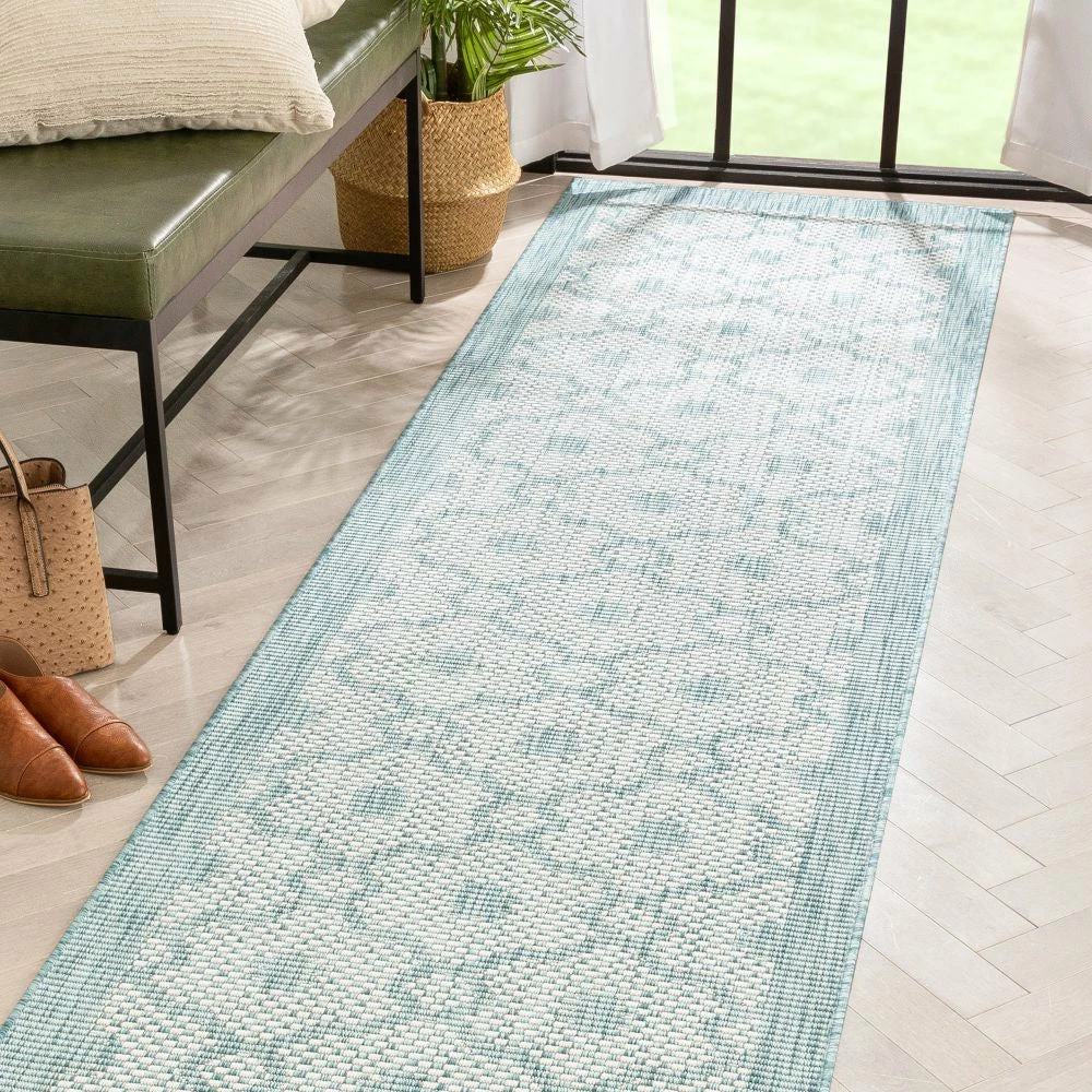 Well Woven Sol Nordic Lattice Trellis Indoor Outdoor Light Blue Flatweave Rug 13 Well Woven Sol Nordic Lattice Trellis Indoor Outdoor Light Blue Flatweave Rug