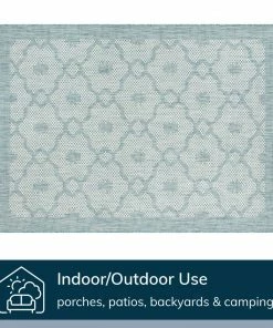 Well Woven Sol Nordic Lattice Trellis Indoor Outdoor Light Blue Flatweave Rug 17 Well Woven Sol Nordic Lattice Trellis Indoor Outdoor Light Blue Flatweave Rug
