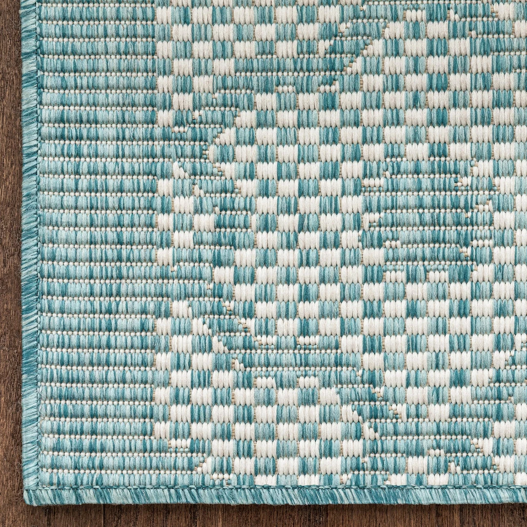Well Woven Custom Size Runner Sol Nordic Geometric Pattern Light Blue Choose Your Width X Choose Your Length Hallway Indoor/Outdoor Runner Rug 3 Well Woven Custom Size Runner Sol Nordic Geometric Pattern Light Blue Choose Your Width X Choose Your Length Hallway Indoor/Outdoor Runner Rug