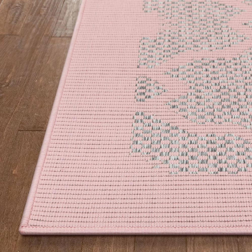 Well Woven Sol Lattice Trellis Indoor Outdoor Blush Flatweave Rug 8 Well Woven Sol Lattice Trellis Indoor Outdoor Blush Flatweave Rug