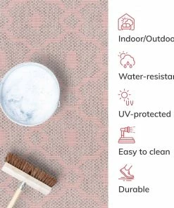 Well Woven Sol Lattice Trellis Indoor Outdoor Blush Flatweave Rug 14 Well Woven Sol Lattice Trellis Indoor Outdoor Blush Flatweave Rug