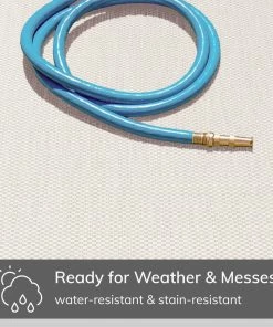 Well Woven Leif Nordic Geometric Pattern Indoor Outdoor Ivory Flatweave Rug