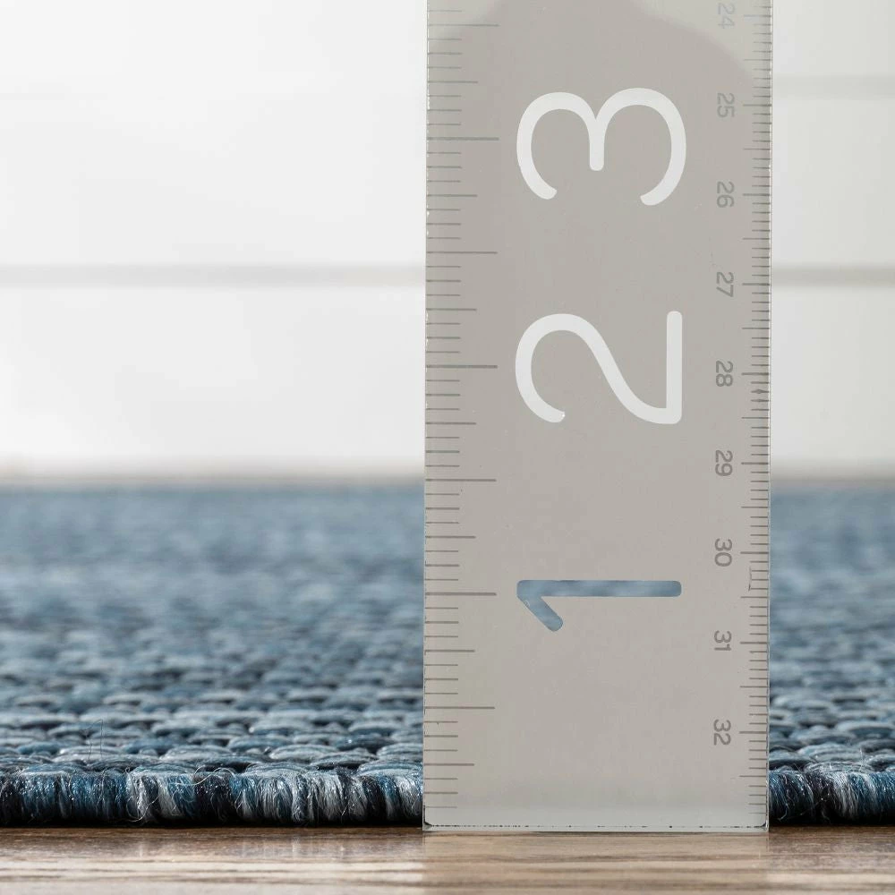 Well Woven Leif Nordic Geometric Pattern Indoor Outdoor Blue Flatweave Rug 8 Well Woven Leif Nordic Geometric Pattern Indoor Outdoor Blue Flatweave Rug