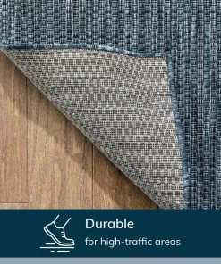 Well Woven Leif Nordic Geometric Pattern Indoor Outdoor Blue Flatweave Rug 20 Well Woven Leif Nordic Geometric Pattern Indoor Outdoor Blue Flatweave Rug