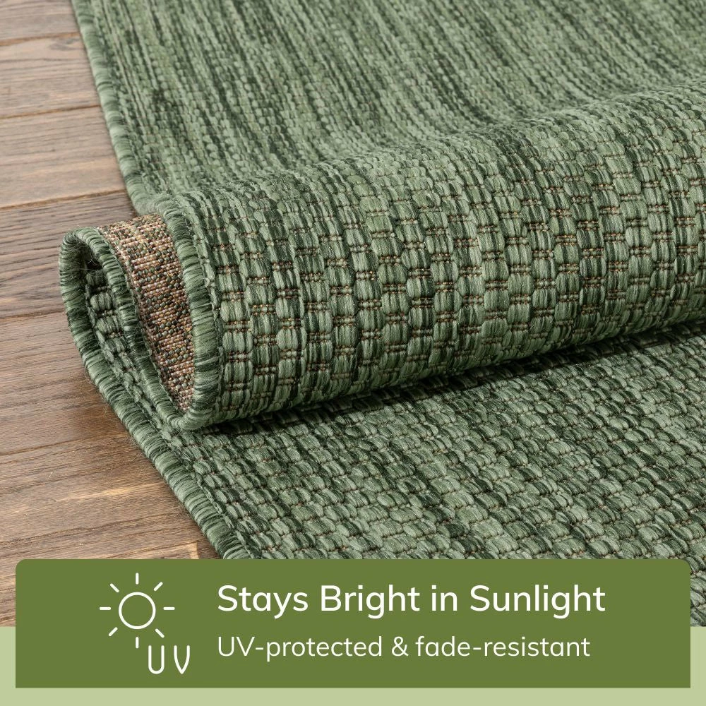 Well Woven Leif Nordic Geometric Pattern Indoor Outdoor Green Flatweave Rug 5 Well Woven Leif Nordic Geometric Pattern Indoor Outdoor Green Flatweave Rug