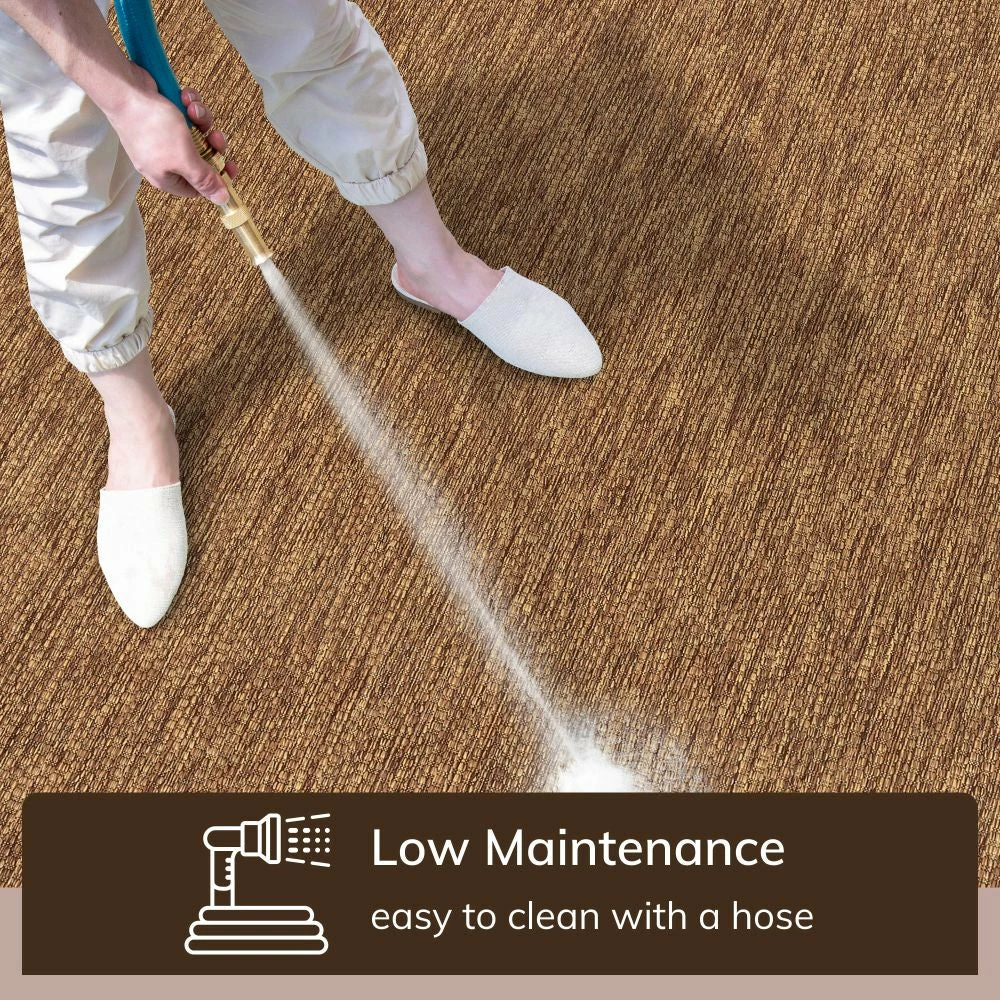 Well Woven Leif Nordic Geometric Pattern Indoor Outdoor Coffee Flatweave Rug 2 Well Woven Leif Nordic Geometric Pattern Indoor Outdoor Coffee Flatweave Rug