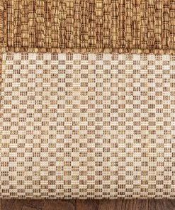 Well Woven Custom Size Runner Leif Nordic Geometric Pattern Coffee Choose Your Width X Choose Your Length Hallway Indoor/Outdoor Runner Rug