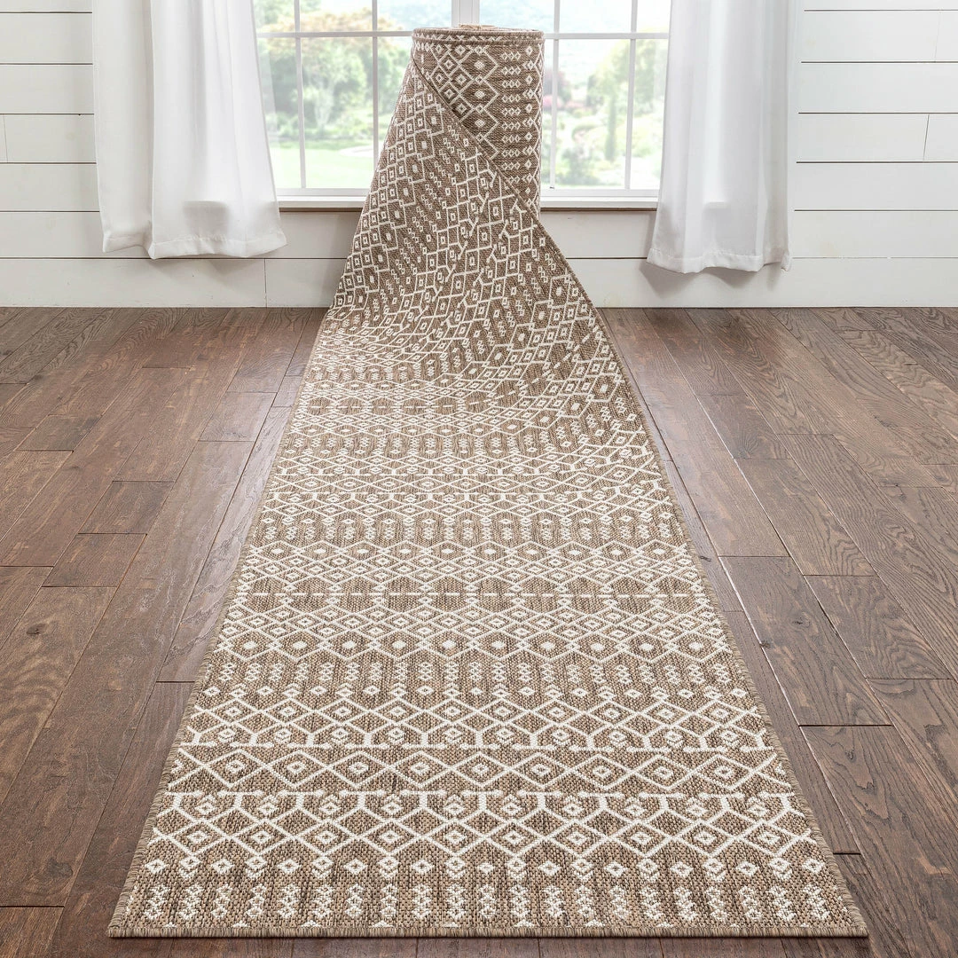 Well Woven Custom Size Runner Nord Nordic Lattice Pattern Taupe 31 Inch Wide X Choose Your Length Hallway Indoor/Outdoor Runner Rug 1 Well Woven Custom Size Runner Nord Nordic Lattice Pattern Taupe 31 Inch Wide X Choose Your Length Hallway Indoor/Outdoor Runner Rug