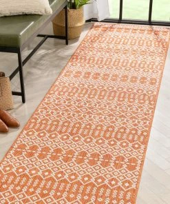 Well Woven Global Nord Moroccan Tribal Indoor Outdoor Orange Flatweave Rug 26 Well Woven Global Nord Moroccan Tribal Indoor Outdoor Orange Flatweave Rug
