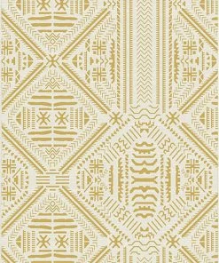 Well Woven Linden Modern Stripes Indoor/Outdoor Yellow Flat-Weave Rug