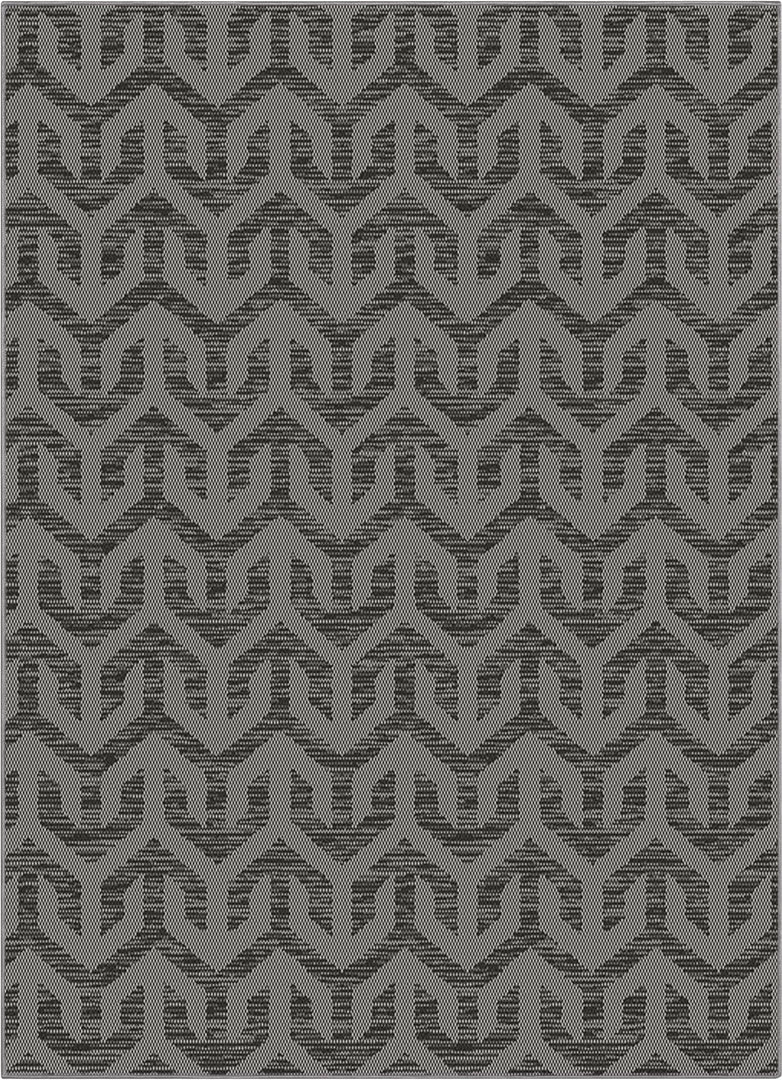 Well Woven Atlantis Modern Stripes Indoor/Outdoor Grey Flat-Weave Rug 2 Well Woven Atlantis Modern Stripes Indoor/Outdoor Grey Flat-Weave Rug