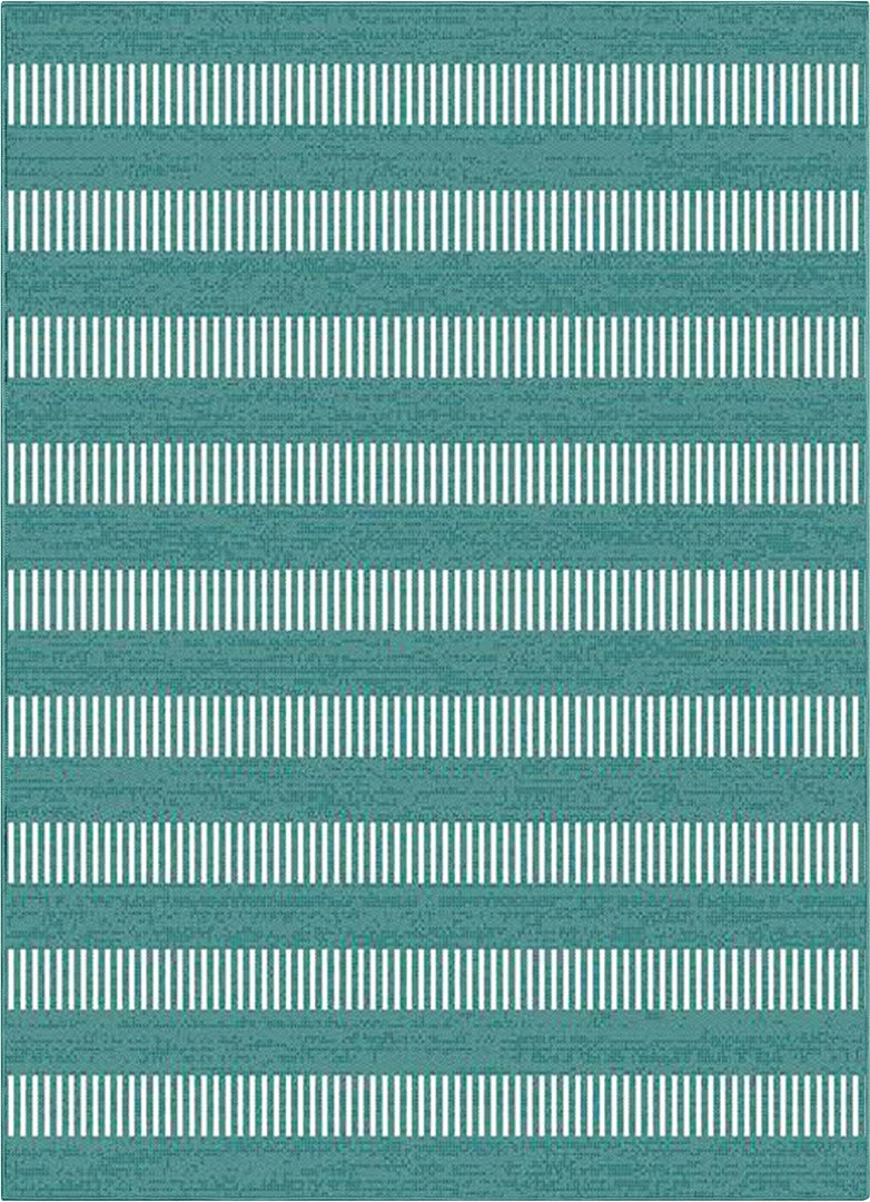 Well Woven Stria Modern Stripes Indoor/Outdoor Blue Flat-Weave Rug 2 Well Woven Stria Modern Stripes Indoor/Outdoor Blue Flat-Weave Rug