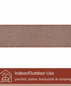 Well Woven Odin Solid & Striped Border Indoor Outdoor Coral Flatweave Rug 25 Well Woven Odin Solid & Striped Border Indoor Outdoor Coral Flatweave Rug