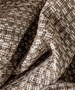 Well Woven Global Custom Size Runner Odin Nordic Lattice Pattern Taupe 31 Inch Wide X Choose Your Length Hallway Indoor/Outdoor Runner Rug