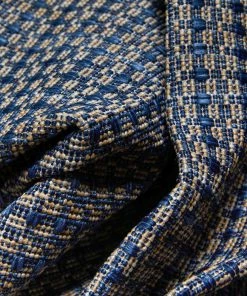 Well Woven Odin Solid & Striped Border Indoor Outdoor Blue Flatweave Rug