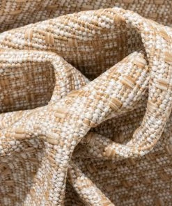 Well Woven Odin Solid & Striped Border Indoor Outdoor Taupe Flatweave Rug