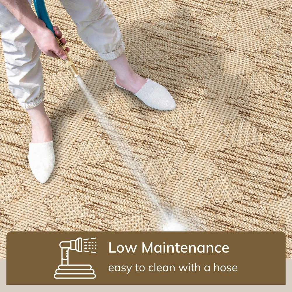 Well Woven Vidar Trellis Diamond Pattern Indoor Outdoor Beige Flatweave Rug 2 Well Woven Vidar Trellis Diamond Pattern Indoor Outdoor Beige Flatweave Rug