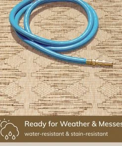 Well Woven Vidar Trellis Diamond Pattern Indoor Outdoor Beige Flatweave Rug 17 Well Woven Vidar Trellis Diamond Pattern Indoor Outdoor Beige Flatweave Rug