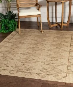 Well Woven Vidar Trellis Diamond Pattern Indoor Outdoor Beige Flatweave Rug 22 Well Woven Vidar Trellis Diamond Pattern Indoor Outdoor Beige Flatweave Rug