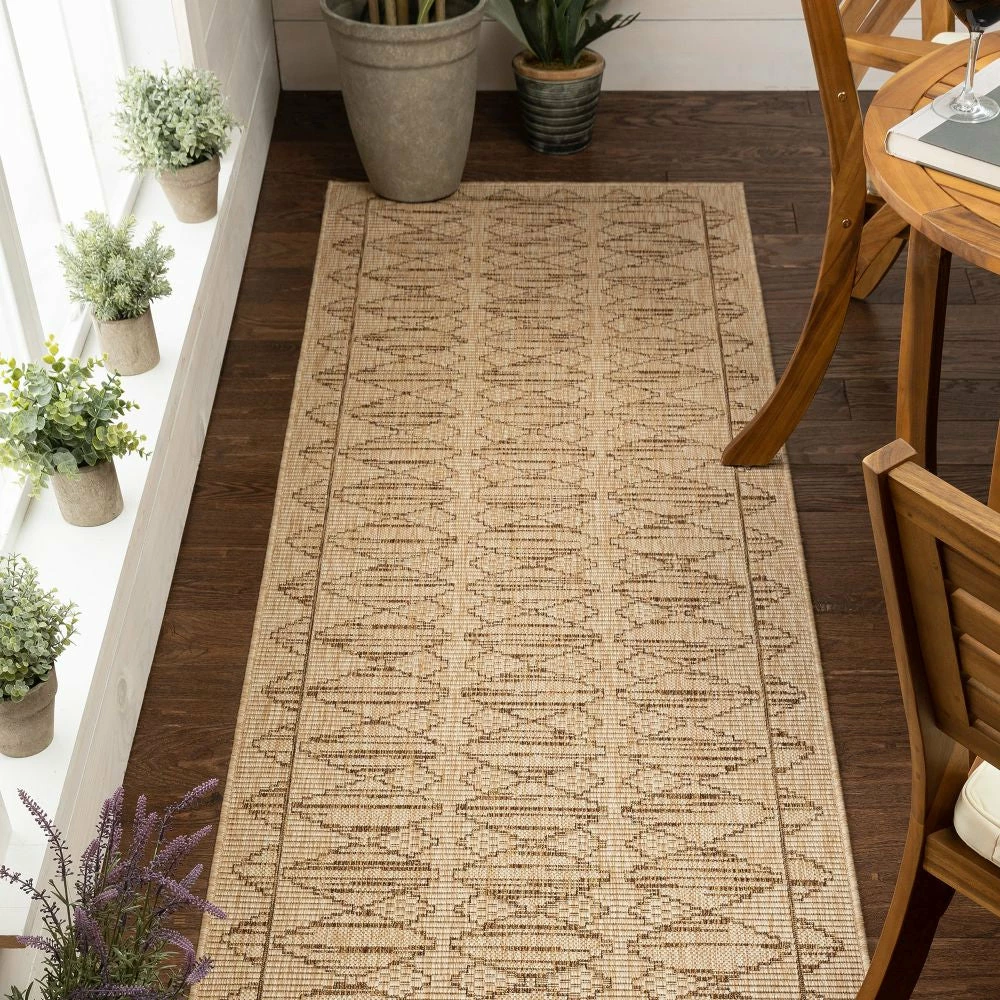 Well Woven Vidar Trellis Diamond Pattern Indoor Outdoor Beige Flatweave Rug 11 Well Woven Vidar Trellis Diamond Pattern Indoor Outdoor Beige Flatweave Rug