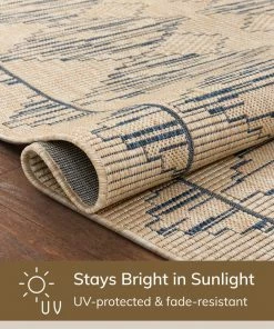 Well Woven Vidar Trellis Diamond Pattern Indoor Outdoor Blue Beige Flatweave Rug 18 Well Woven Vidar Trellis Diamond Pattern Indoor Outdoor Blue Beige Flatweave Rug