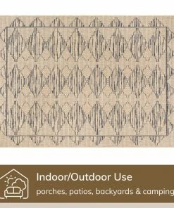 Well Woven Vidar Trellis Diamond Pattern Indoor Outdoor Blue Beige Flatweave Rug 17 Well Woven Vidar Trellis Diamond Pattern Indoor Outdoor Blue Beige Flatweave Rug