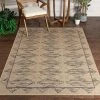 Well Woven Vidar Trellis Diamond Pattern Indoor Outdoor Blue Beige Flatweave Rug
