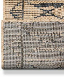 Well Woven Moroccan Vidar Custom Size Indoor/Outdoor Runner Trellis Diamond Pattern Blue Ivory 31 Inch Width X Choose Your Length Hallway Flat-Weave Runner Rug