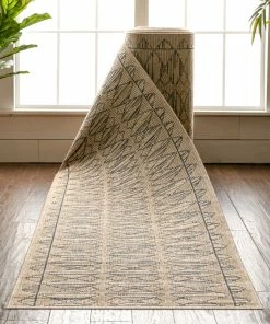 Well Woven Moroccan Vidar Custom Size Indoor/Outdoor Runner Trellis Diamond Pattern Blue Ivory 31 Inch Width X Choose Your Length Hallway Flat-Weave Runner Rug