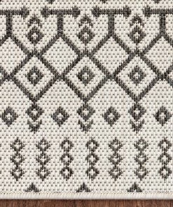 Well Woven Custom Size Runner Nord Nordic Lattice Pattern Ivory Choose Your Width X Choose Your Length Hallway Indoor/Outdoor Runner Rug Global