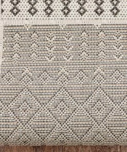 Well Woven Custom Size Runner Nord Nordic Lattice Pattern Ivory Choose Your Width X Choose Your Length Hallway Indoor/Outdoor Runner Rug Global