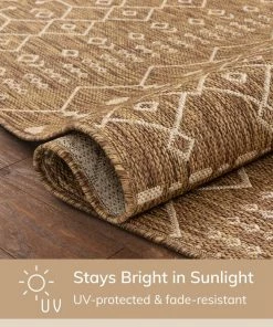 Well Woven Global Nord Moroccan Tribal Indoor Outdoor Brown Flatweave Rug 20 Well Woven Global Nord Moroccan Tribal Indoor Outdoor Brown Flatweave Rug