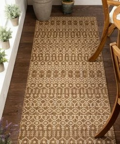 Well Woven Global Nord Moroccan Tribal Indoor Outdoor Brown Flatweave Rug 25 Well Woven Global Nord Moroccan Tribal Indoor Outdoor Brown Flatweave Rug