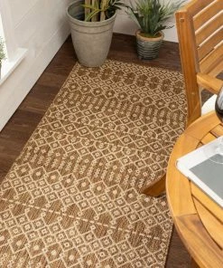 Well Woven Global Nord Moroccan Tribal Indoor Outdoor Brown Flatweave Rug 27 Well Woven Global Nord Moroccan Tribal Indoor Outdoor Brown Flatweave Rug