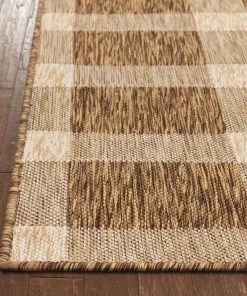 Well Woven Freya Plaid Indoor Outdoor Brown Flatweave Rug 22 Well Woven Freya Plaid Indoor Outdoor Brown Flatweave Rug