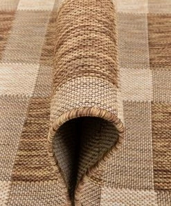 Well Woven Freya Plaid Indoor Outdoor Brown Flatweave Rug 23 Well Woven Freya Plaid Indoor Outdoor Brown Flatweave Rug