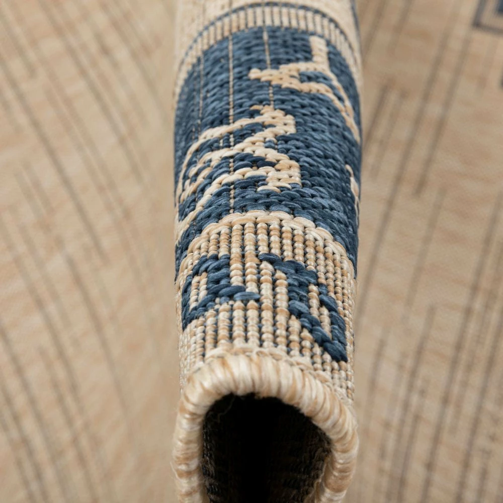 Well Woven Mani Oriental Medallion Indoor Outdoor Blue Flatweave Rug 10 Well Woven Mani Oriental Medallion Indoor Outdoor Blue Flatweave Rug