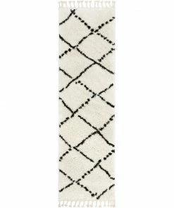 Well Woven Global Patli Moroccan Trellis Ivory Shag Rug 22 Well Woven Global Patli Moroccan Trellis Ivory Shag Rug