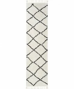 Well Woven Global Patli Moroccan Trellis Ivory Shag Rug 26 Well Woven Global Patli Moroccan Trellis Ivory Shag Rug