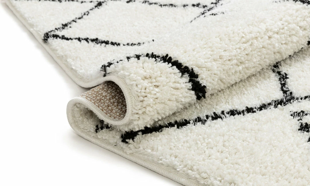 Well Woven Global Patli Moroccan Trellis Ivory Shag Rug 7 Well Woven Global Patli Moroccan Trellis Ivory Shag Rug