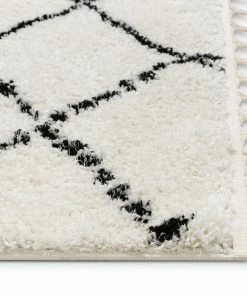 Well Woven Global Patli Moroccan Trellis Ivory Shag Rug 18 Well Woven Global Patli Moroccan Trellis Ivory Shag Rug