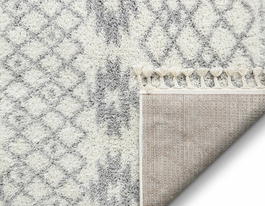 Well Woven Tozi Moroccan Tribal Beige Shag Rug 4 Well Woven Tozi Moroccan Tribal Beige Shag Rug