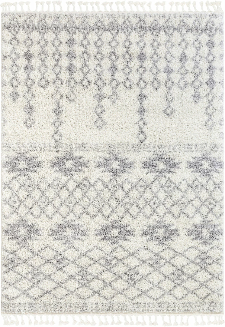 Well Woven Tozi Moroccan Tribal Beige Shag Rug 1 Well Woven Tozi Moroccan Tribal Beige Shag Rug