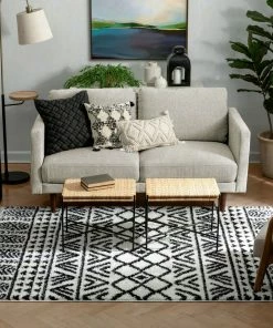 Well Woven Global Tayanna Tribal Moroccan Ivory Shag Rug