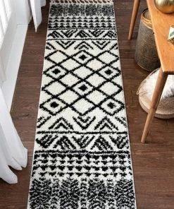 Well Woven Global Tayanna Tribal Moroccan Ivory Shag Rug